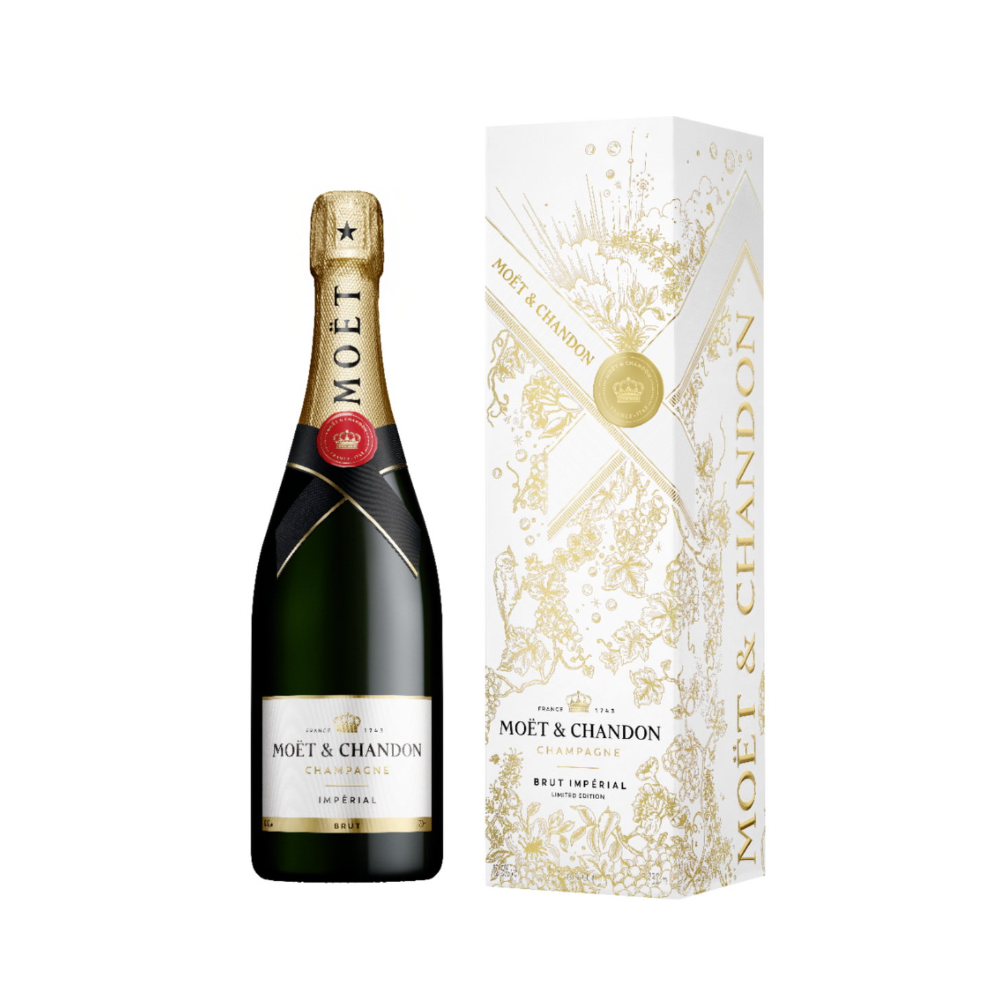 Moët & Chandon Impérial Brut Festive Box - 75CL (With Gift Box)