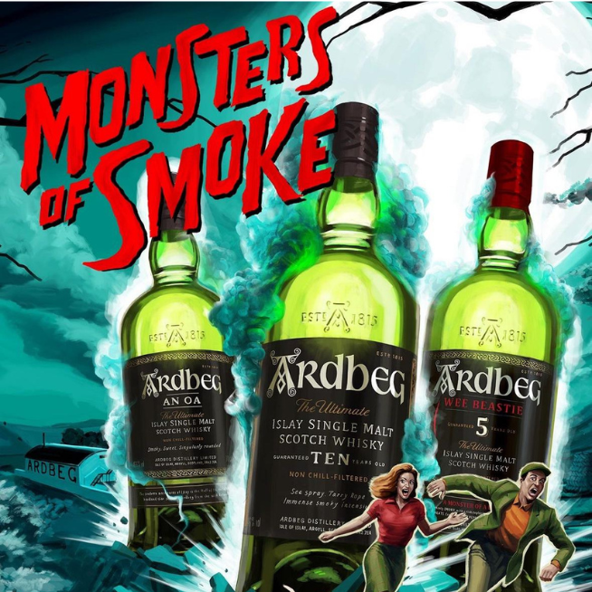 Ardberg Monsters of Smoke - 3 x 20CL (With Gift Box)