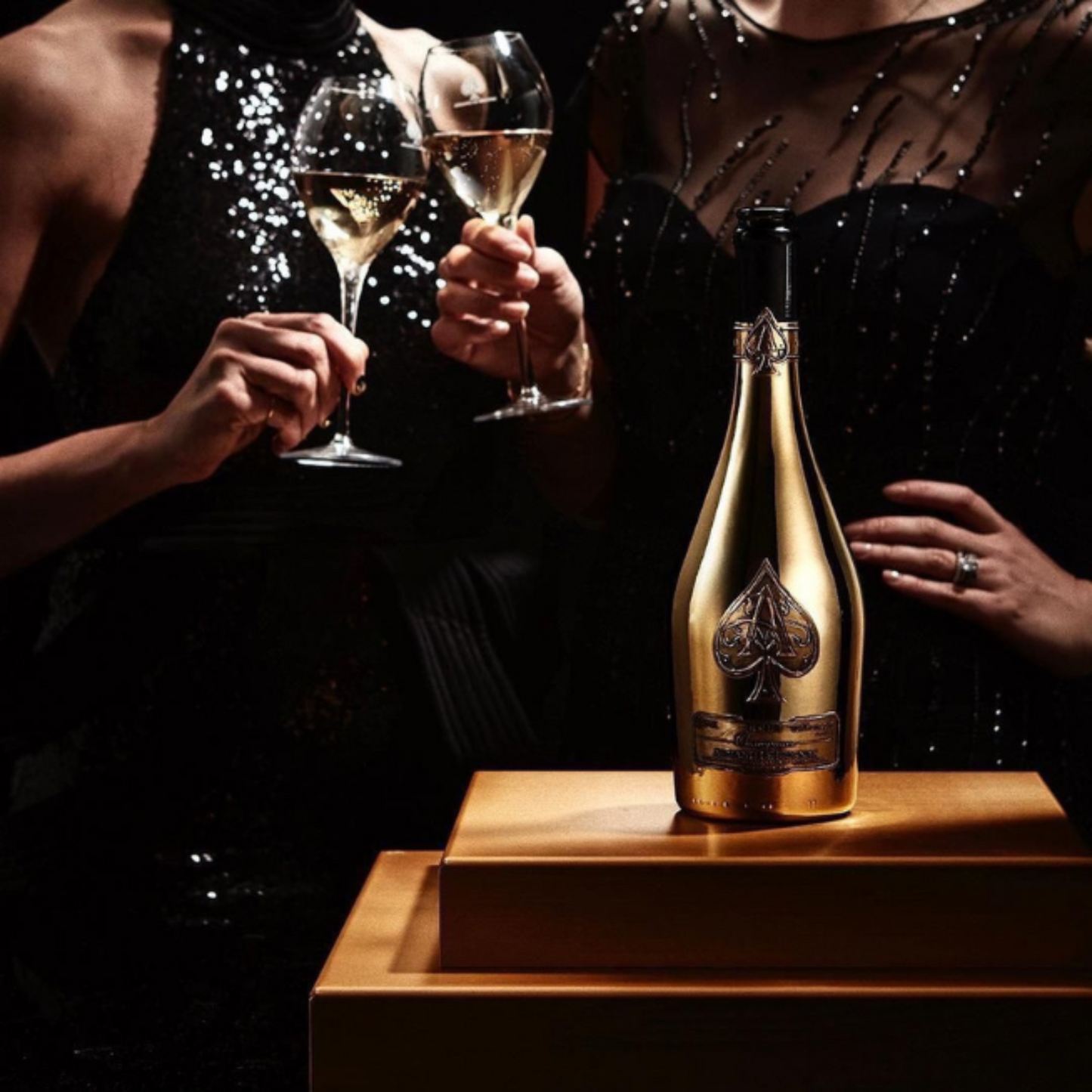 Armand de Brignac Ace of Spades Brut Gold - 75CL (With Velvet Bag)
