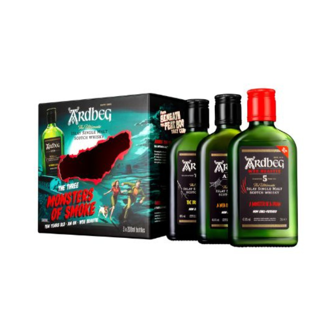 Ardberg Monsters of Smoke - 3 x 20CL (With Gift Box)