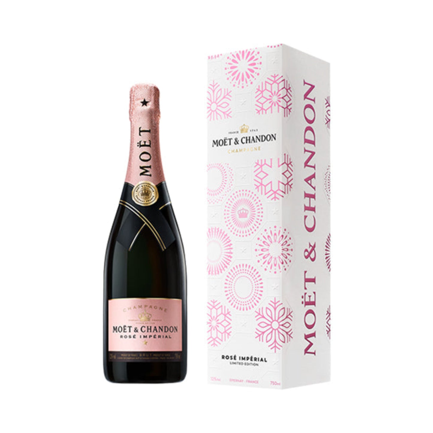 Moët & Chandon Rosé Impérial Festive Box - 75CL (With Gift Box)