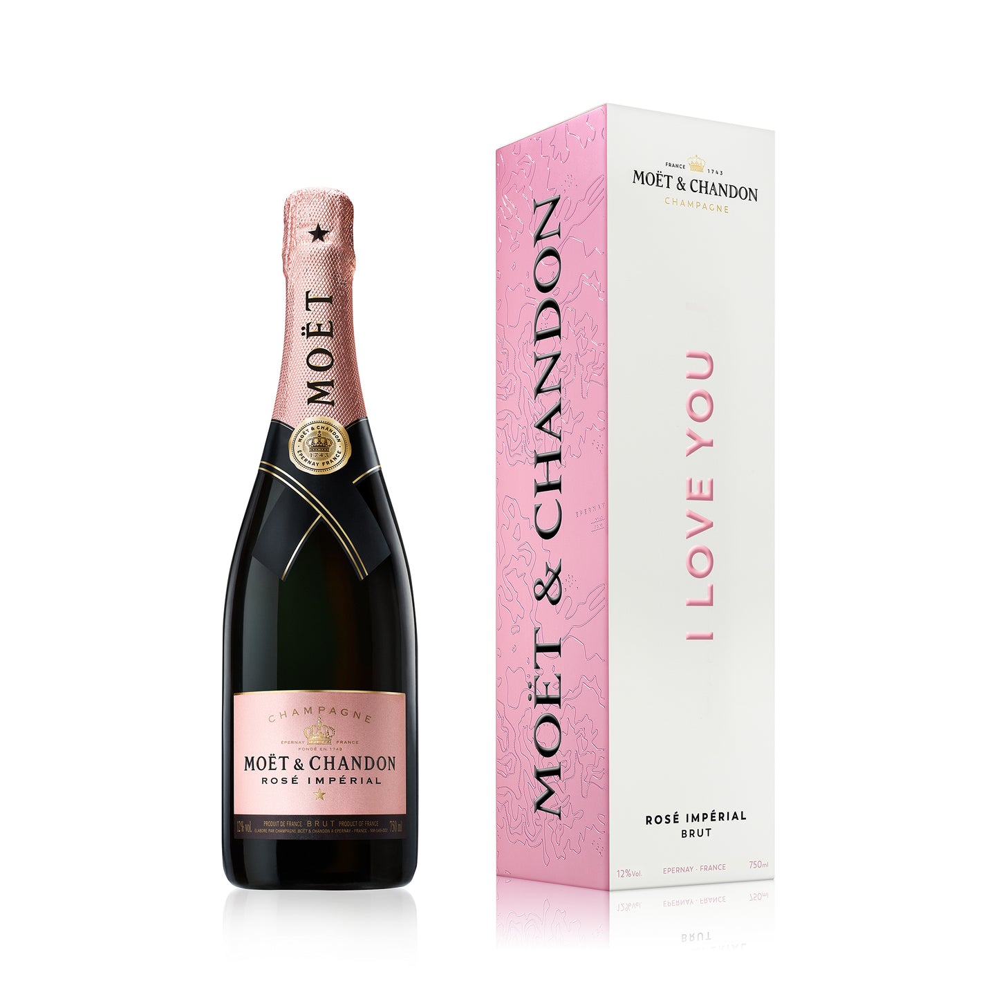 Moët & Chandon I Love You Rosé Impérial - 75CL (With Gift Box)
