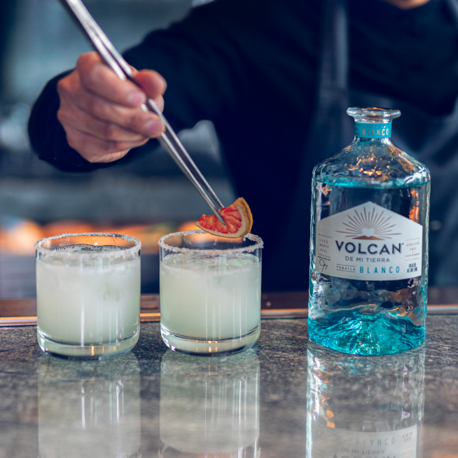 Volcan Blanco Silver Tequila - 70CL