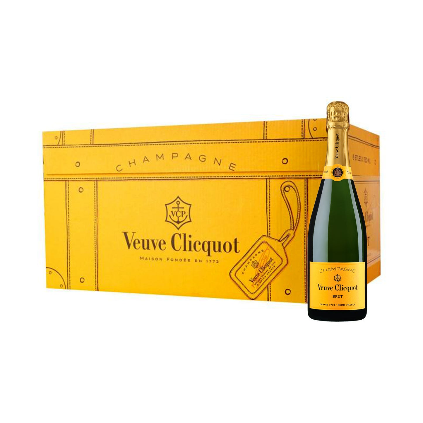 Veuve Clicquot Yellow Label Brut - 6 x 75CL