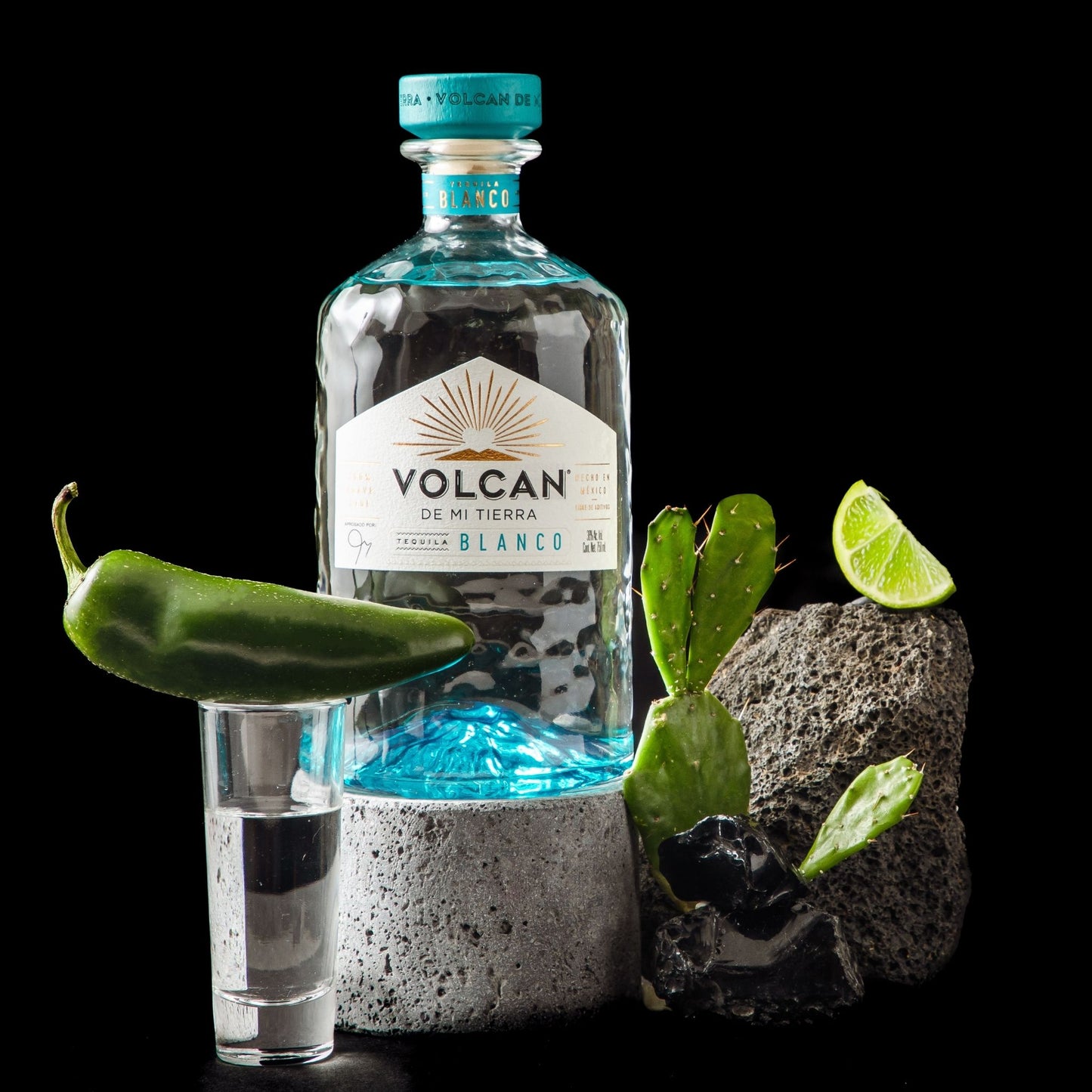 Volcan Blanco Silver Tequila - 70CL
