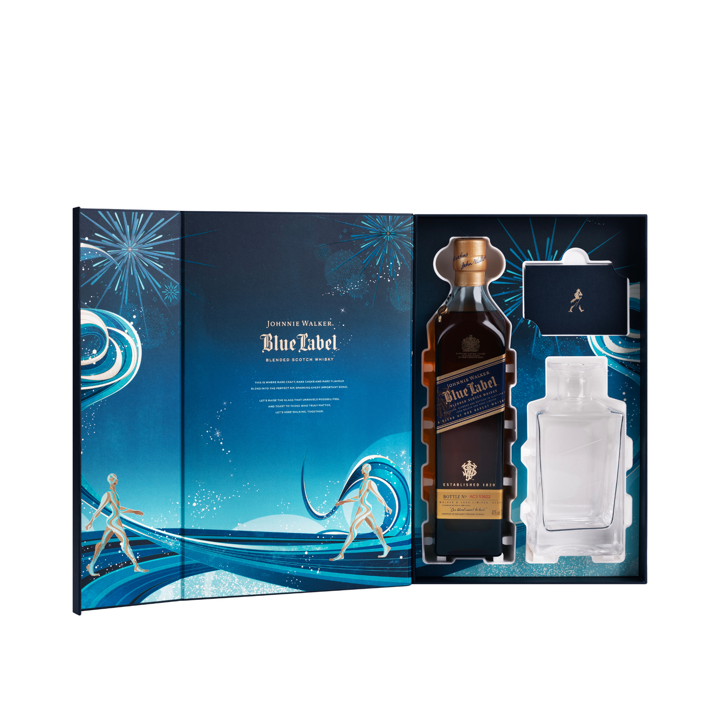 Johnnie Walker Blue Label With Decanter - 75CL (With Gift Box)