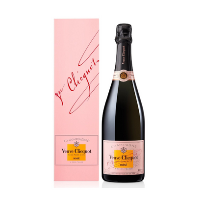 Veuve Clicquot Rosé Champagne (Bottle with Gift Box)