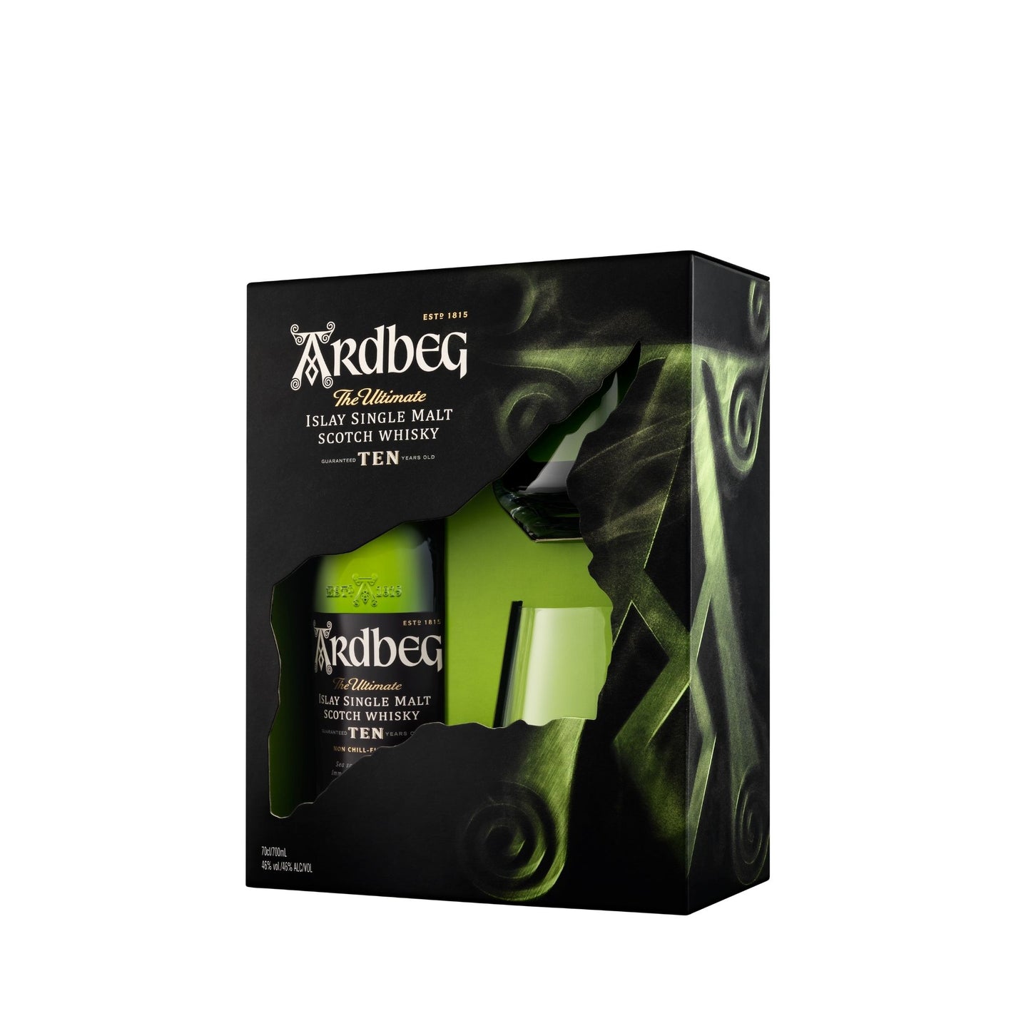 Ardbeg 10 Years Old Gift Set - 70CL (With 2 Glasses)