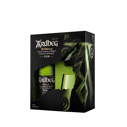 Ardbeg 10 Years Old Gift Set - 70CL (With 2 Glasses)