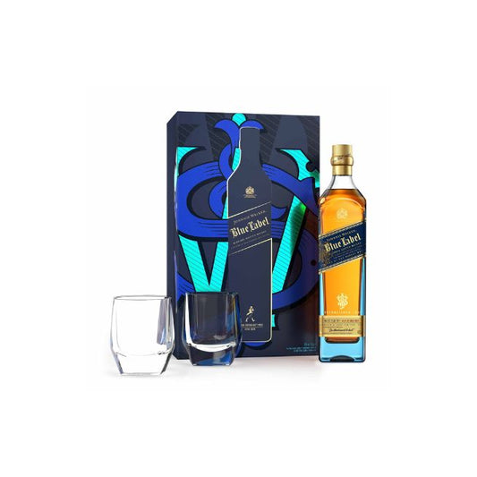 Johnnie Walker Blue Label Crystal Glass Gift Set