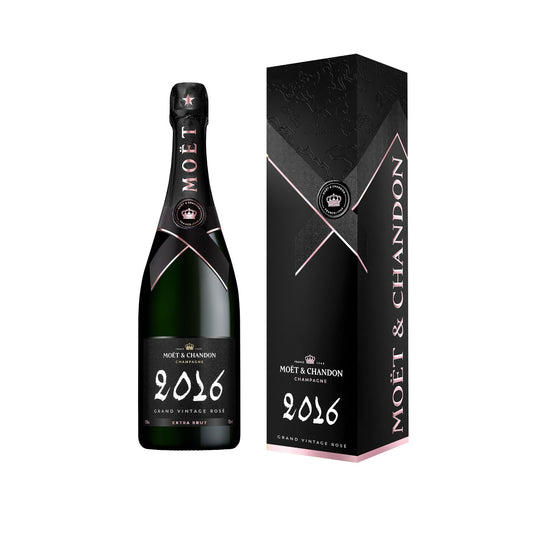 Moët & Chandon Grand Vintage Rosé 2016 - 75CL (With Gift Box)