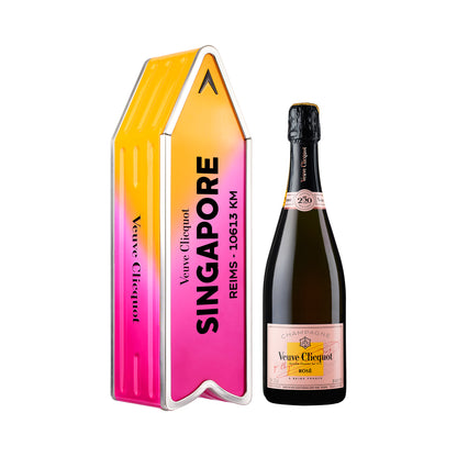 Veuve Clicquot Rose Champagne Arrow - Singapore Edition