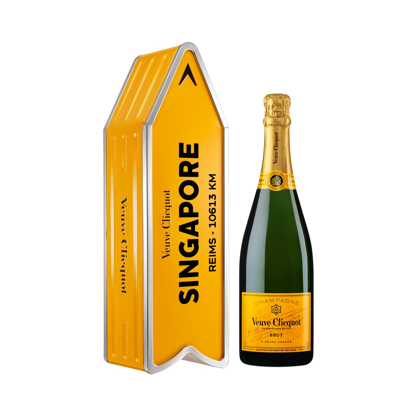 Veuve Clicquot Yellow Label Brut Arrow - Singapore Edition